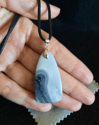 Colgante de Jaspe Maligano y Plata