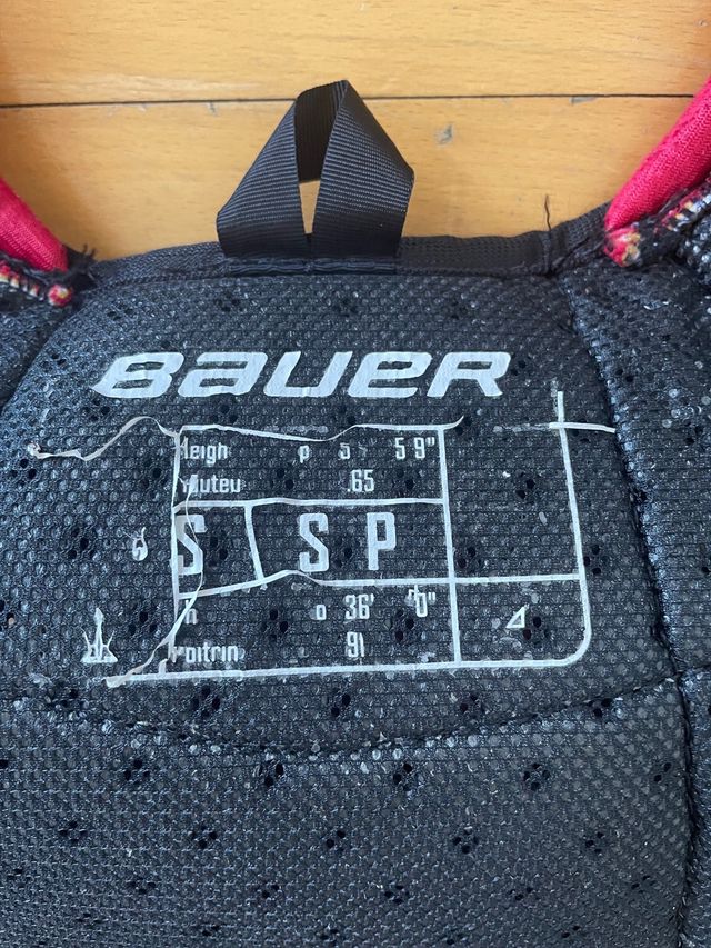 Peto hockey Bauer talla S