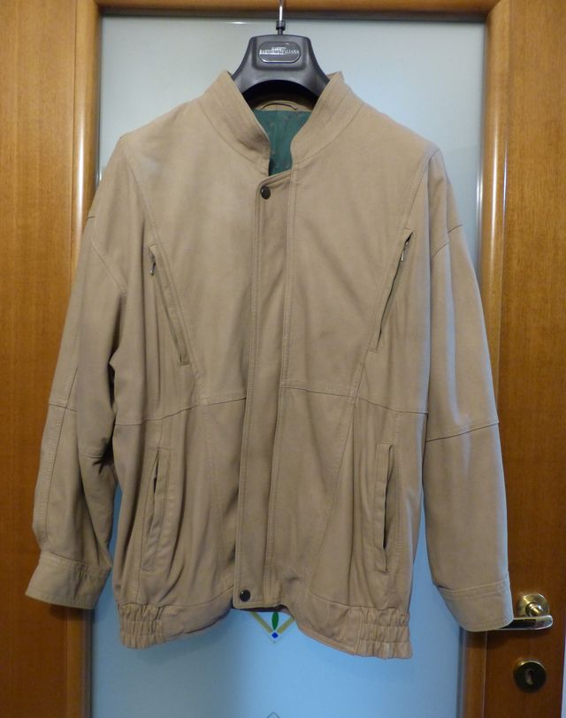 Giubbino UOMO Exclusiv Taglia 52 Vera Pelle Ottimo