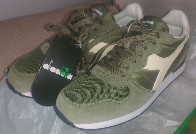 Zapatillas Diadora Camaro verdes talla 42