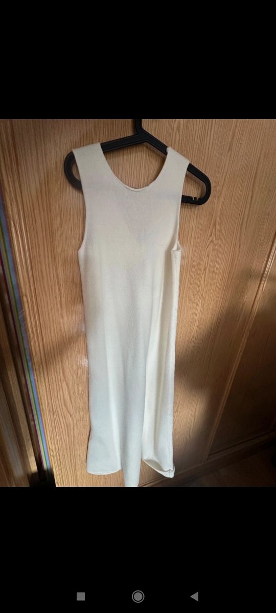 Vestido 100% lana zara