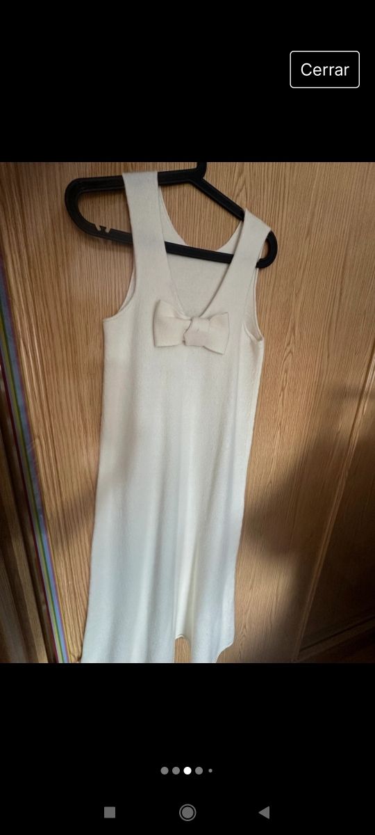 Vestido 100% lana zara