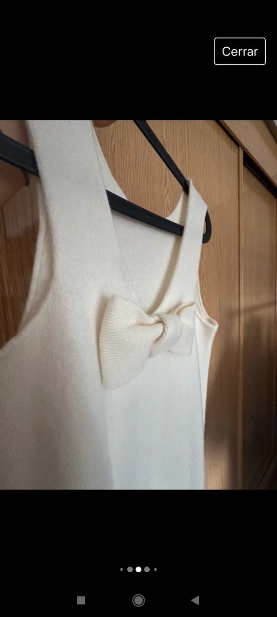 Vestido 100% lana zara