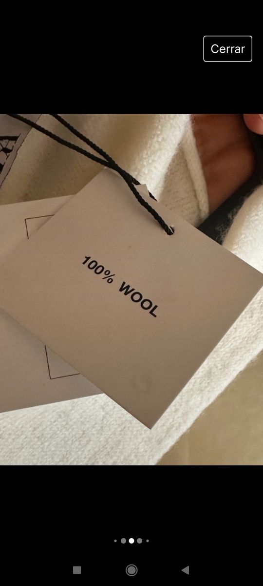 Vestido 100% lana zara