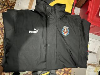 Abrigo de plumas negro Puma Villarreal CF 2005/06