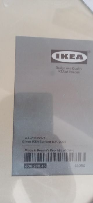 Cuadro marco fotos de cristal Ikea