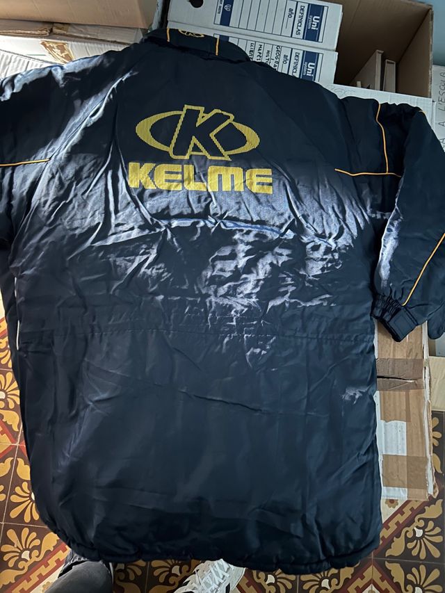 Abrigo de plumas Azul Kelme Villarreal CF 2002/03