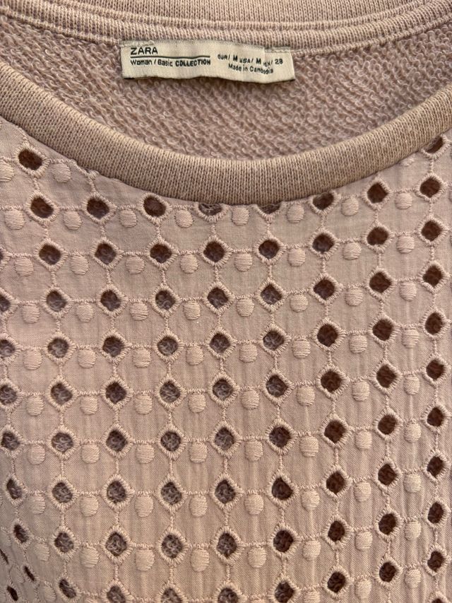 Jersey crop top Zara