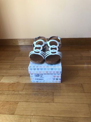 SANDALIAS PIEL 38