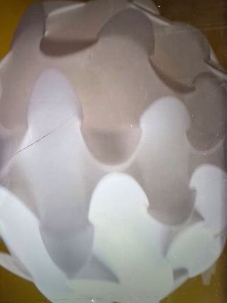 Lampara blanca techo Ikea