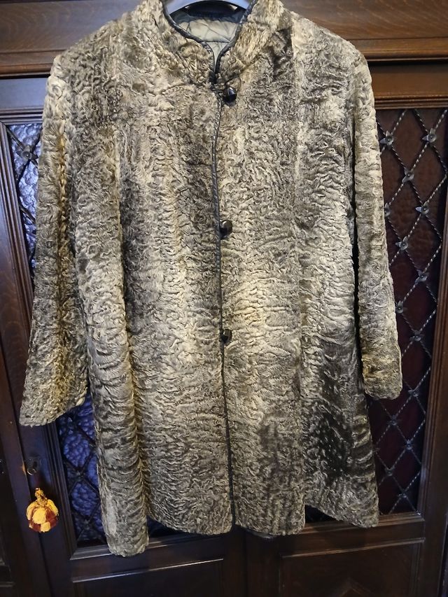 Pelliccia vintage  grigia