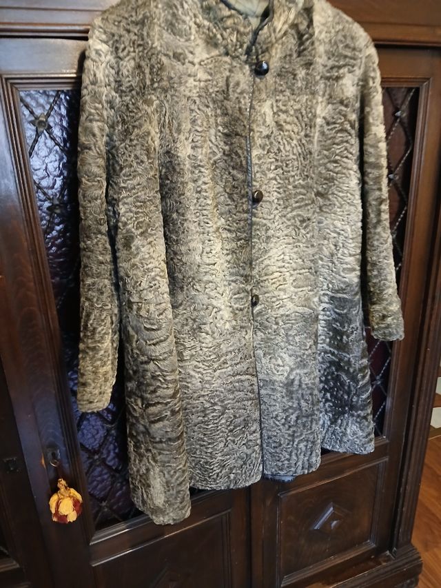 Pelliccia vintage  grigia