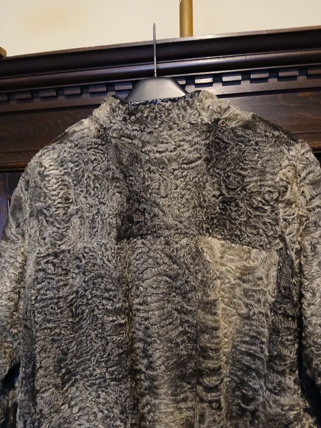 Pelliccia vintage  grigia