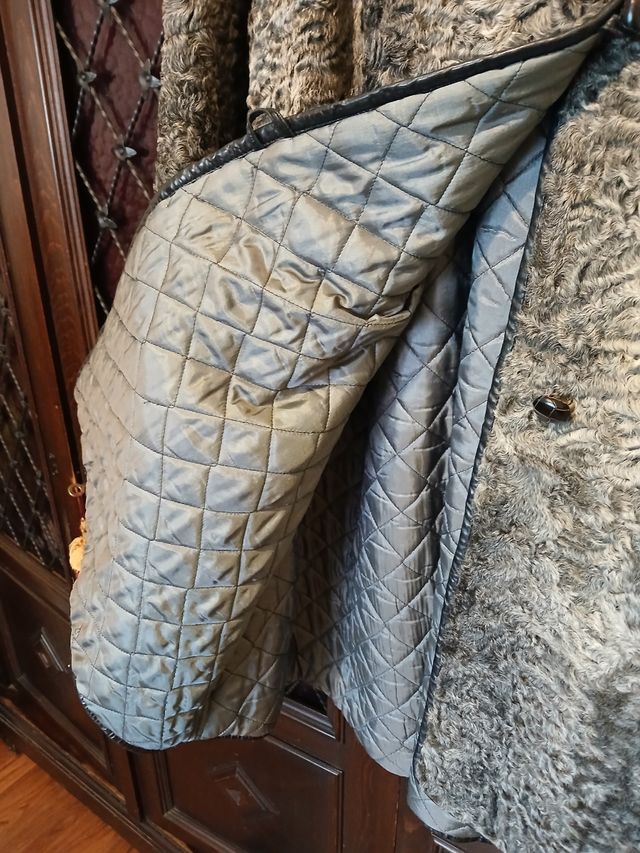 Pelliccia vintage  grigia