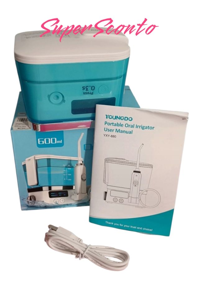 Idropulsore Dentale 4 Ugelli 600ML