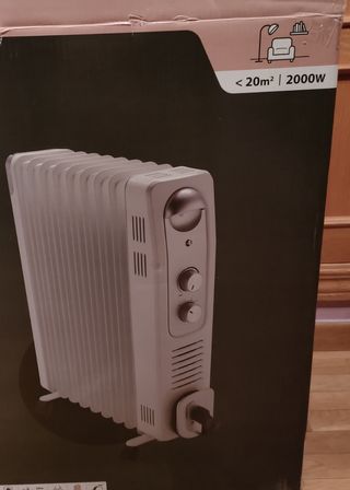 Radiador 2000w eléctrico Nuevo 