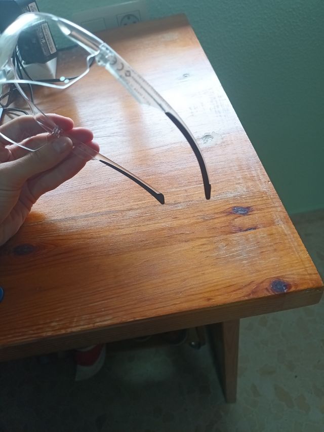 Gafas cristales transparente