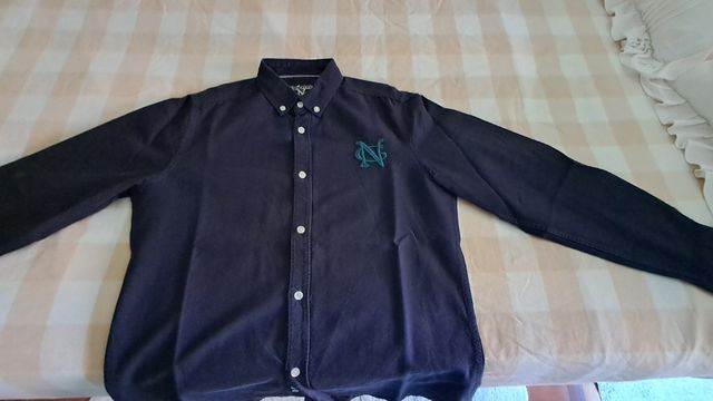 Camisa niño azul marino. T.12