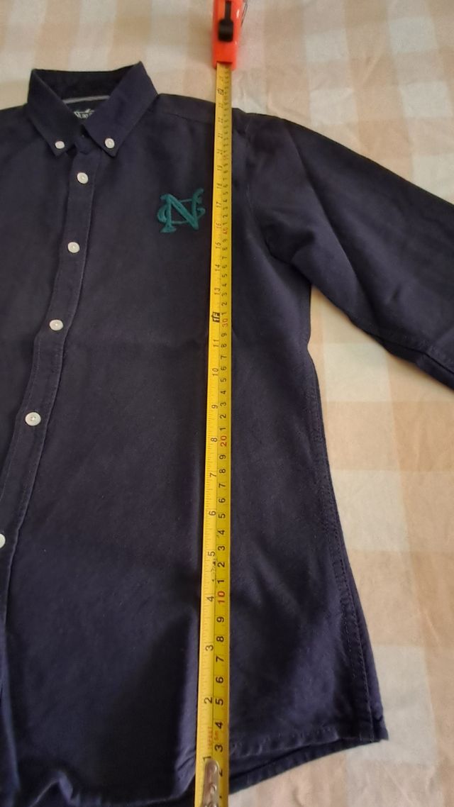 Camisa niño azul marino. T.12