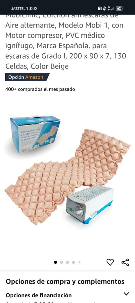 COLCHÓN ANTIESCARASS