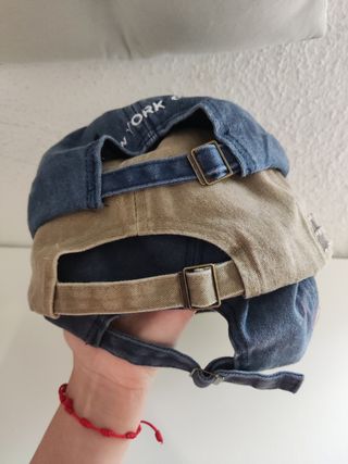 3 gorras hombre ajustables 