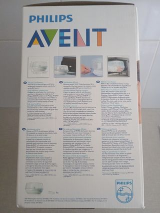 Esterilizador biberones microondas Avent
