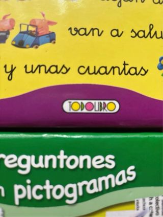 Lote Libros Cuento Preguntones PictogramasRegalo