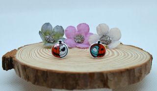 Pendientes infantiles "Pesadilla antes de Navidad"