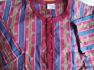 Pijama caballero algodón, nuevo, burde