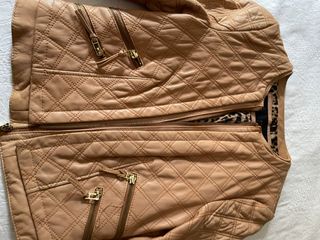 Chaqueta piel zara