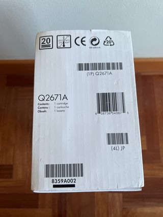 Cartucho cyan 309A hp laserjet