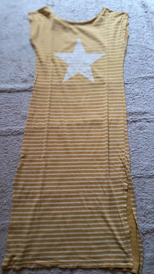 Vestido playero rayas