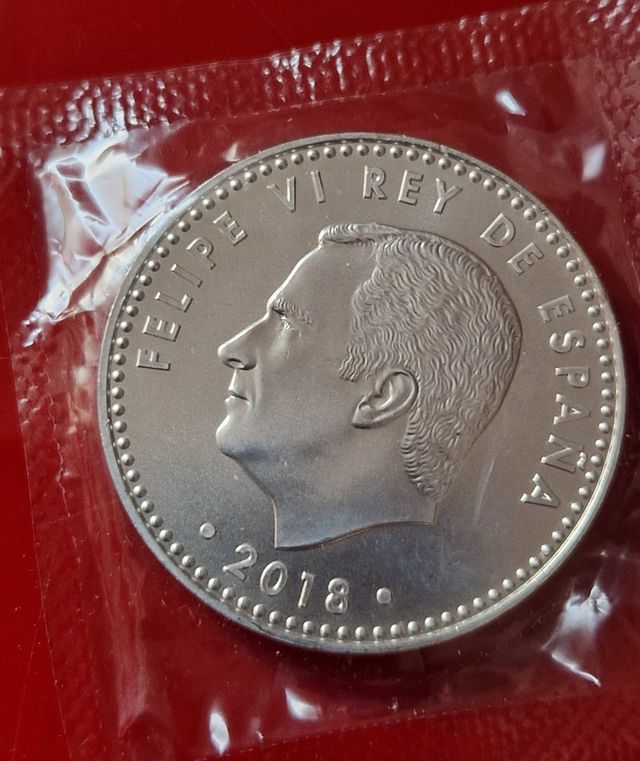 Moneda 30 euros Felipe VI 2018
