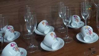 servizio da 6 tazzine da  caffe