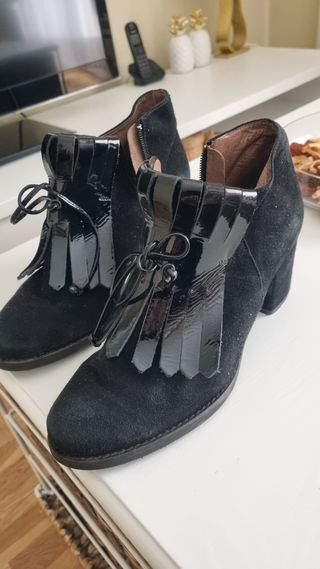 Botines de piel