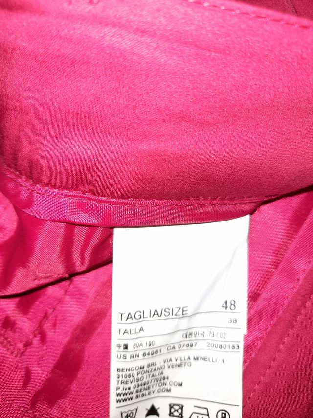 Pantaloni rossi sisley