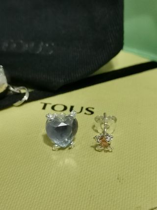 Pendientes TOUS plata de ley