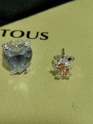 Pendientes TOUS plata de ley