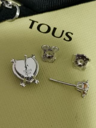 Pendientes TOUS plata de ley