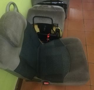 Asientos y rueda