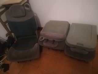 Asientos y rueda