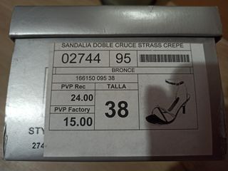 Zapatos de fiesta marrón dorado 