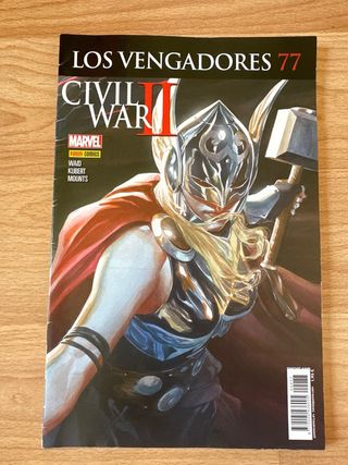 Comic Los Vengadores 77 Civil War II Marvel