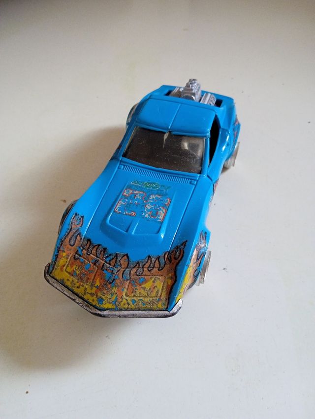 Corvette azul claro scalextric