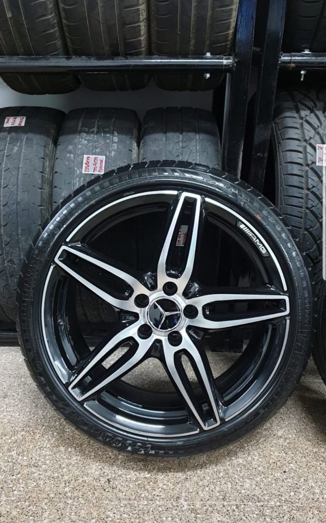 LLANTAS 19" MERCEDES AMG BLACK POLISHED
