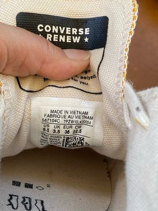 Converse plataforma mostaza