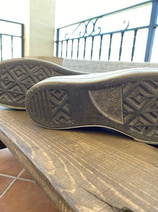 Converse plataforma mostaza