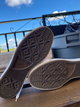 Converse plataforma azules