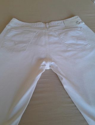 Pantaloni bianchi da uomo Guess premium vintage