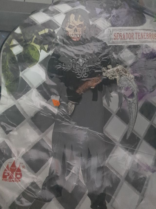Disfraz de hallowen segador tenebroso